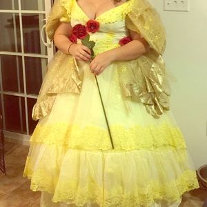 Belle Beauty & the Beast Halloween cosplay costume